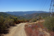 View down the upper part of Limekiln Trail