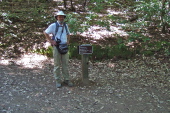Frank at Junction of Timberview and Manzanita Trails