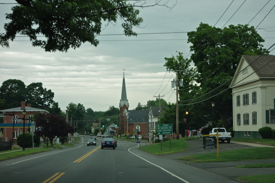 Driving through Hazardville, CT