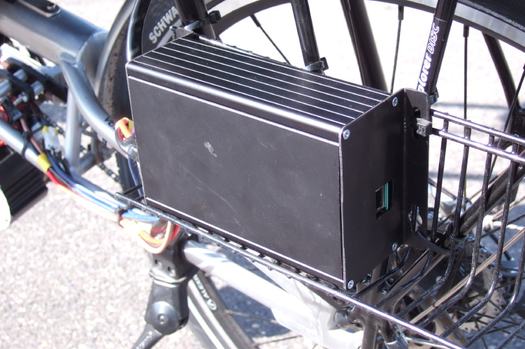 Tom Moxon's prototype controller, showing ethernet port.