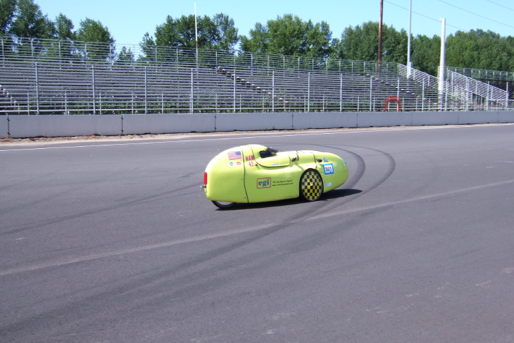 Bill Bates starts another lap.