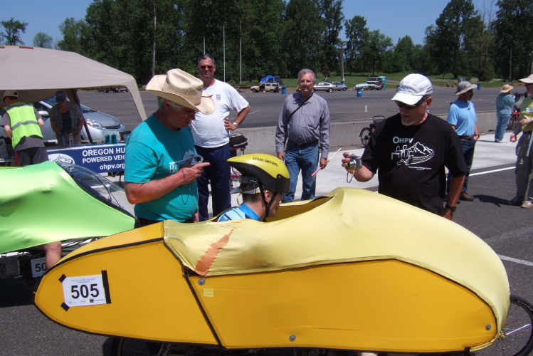 Bill after the eCat2 race.
