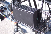 Tom Moxon's prototype controller, showing ethernet port.
