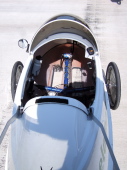 Cockpit view of itsavelomobile.com's velomobile.