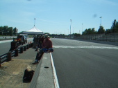 Bill Bushnell and Paul Gracey in the eCat1 race.