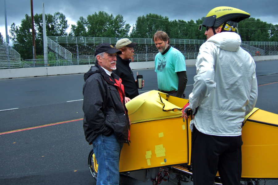 Lonnie Morse asks me if my fairing was inspired by Steve Delaire's design.
