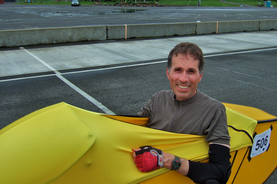 Bill after the eCat1 race.