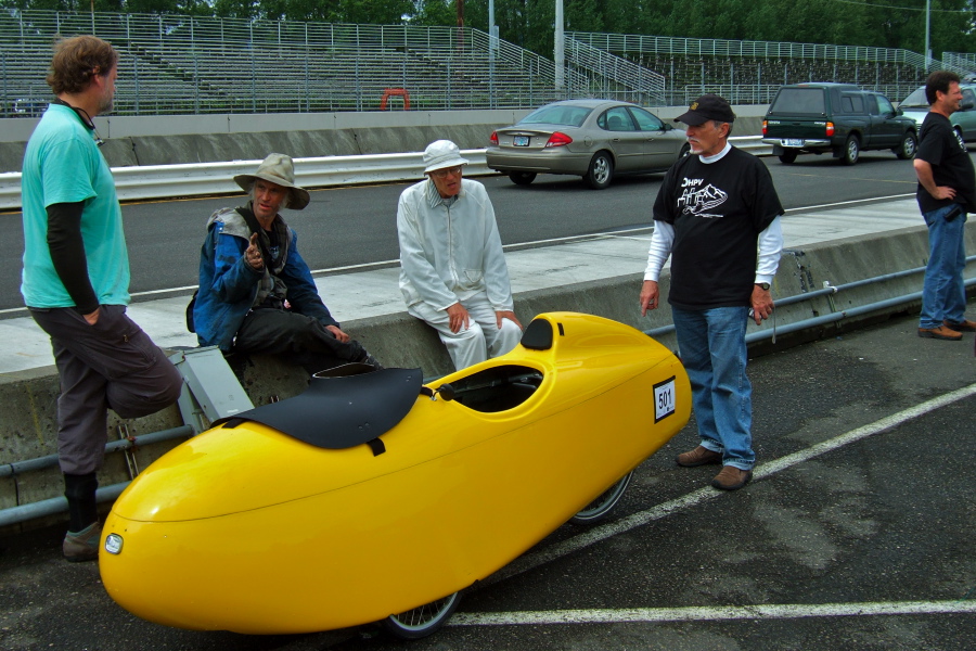 John Mottl on his Quest got the lowest time in the eCat1 race.