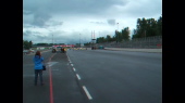 Movie: Start of eCat1 race: And they're off!