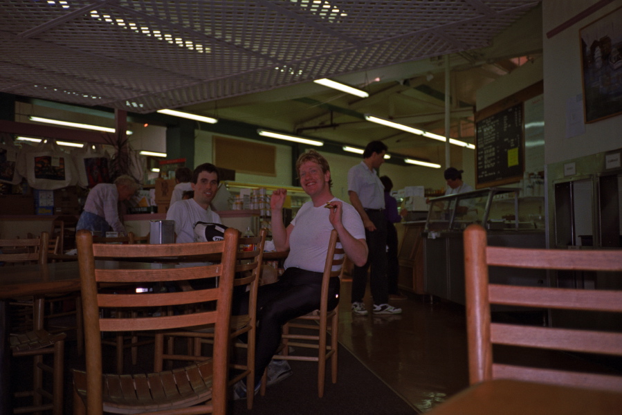 Lunch stop at the Staff of Life in Santa Cruz.