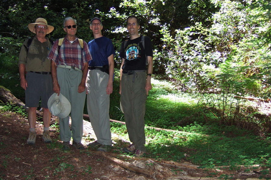 Ron, David, Steve, and Bill at the Lost Camp