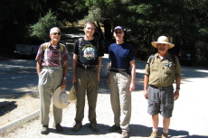 Photo at the beginning of the hike