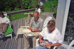 Looking through old photos.