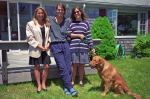 Laura, Dan, Heather, and Huckleberry