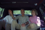 Taking the limousine to the airport (2)