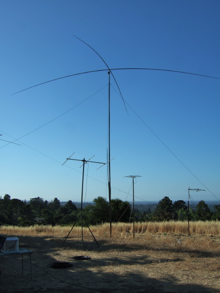 Long wave dipole: 4 lobes at 90 degrees