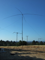 Long wave dipole: 4 lobes at 90 degrees