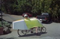 Bill models his first tailbox. (3)