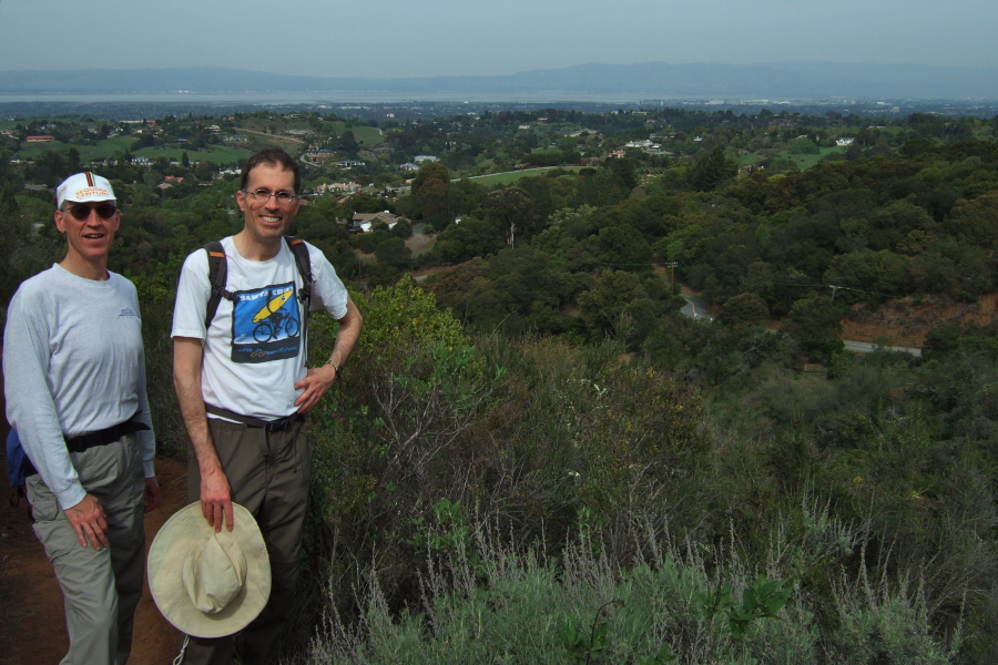 Steve and Bill on the Bobcat Trail
