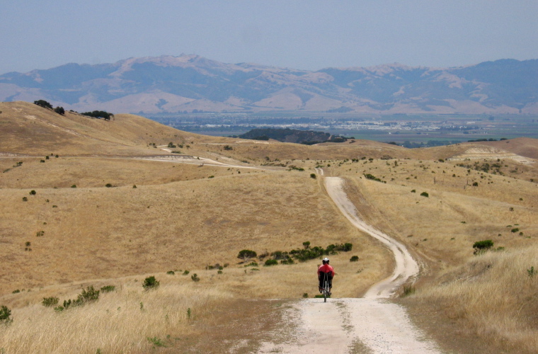 Ron descends Skyline Rd.