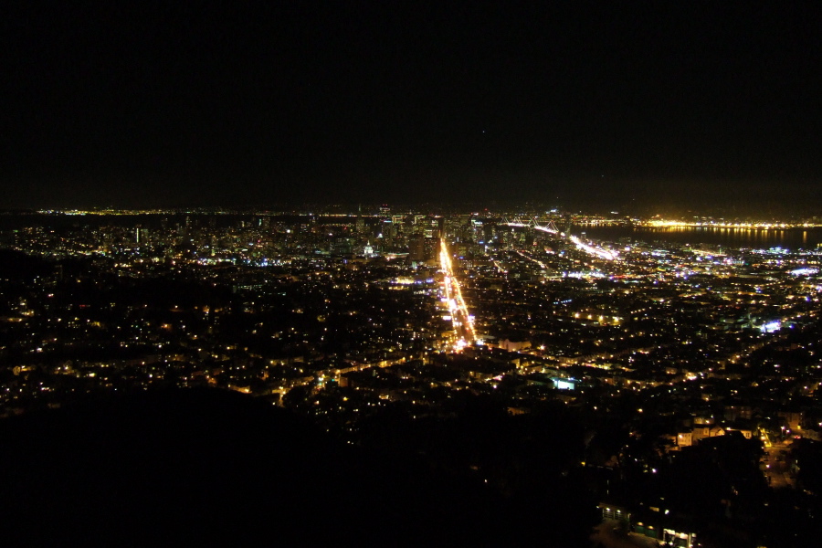 Downtown San Francisco from Twin Peaks