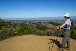Bill at the summit of Maisie's Peak