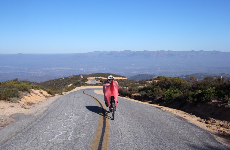 Ron Bobb descends Fremont Peak. (1)