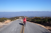 Ron Bobb descends Fremont Peak. (1)