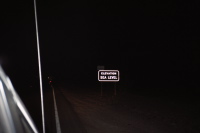 Pressing on through the darkness of Death Valley.