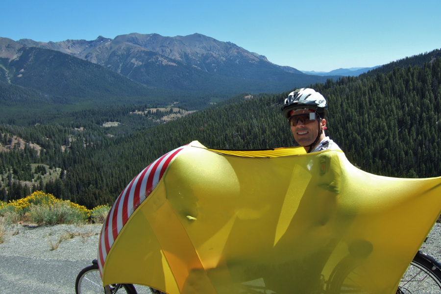 View back toward Ketchum, ID from the Alexander Ross turnout on ID75