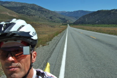 View back down ID75 toward Ketchum, ID.