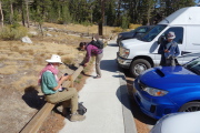 At the Gaylor Lakes Trailhead