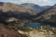 Tioga and Ellery Lake basin from Gaylor Peak