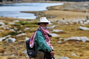 Frank above Gaylor Lake
