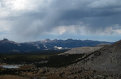 Virga over Tuolumne Meadow