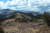 Ron Bobb makes his way up Gaylor Peak.