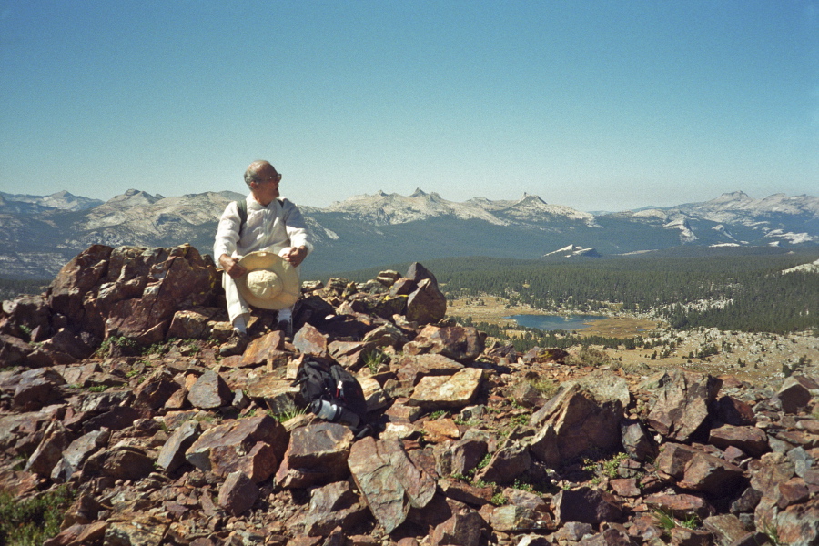 David on Gaylor Peak.