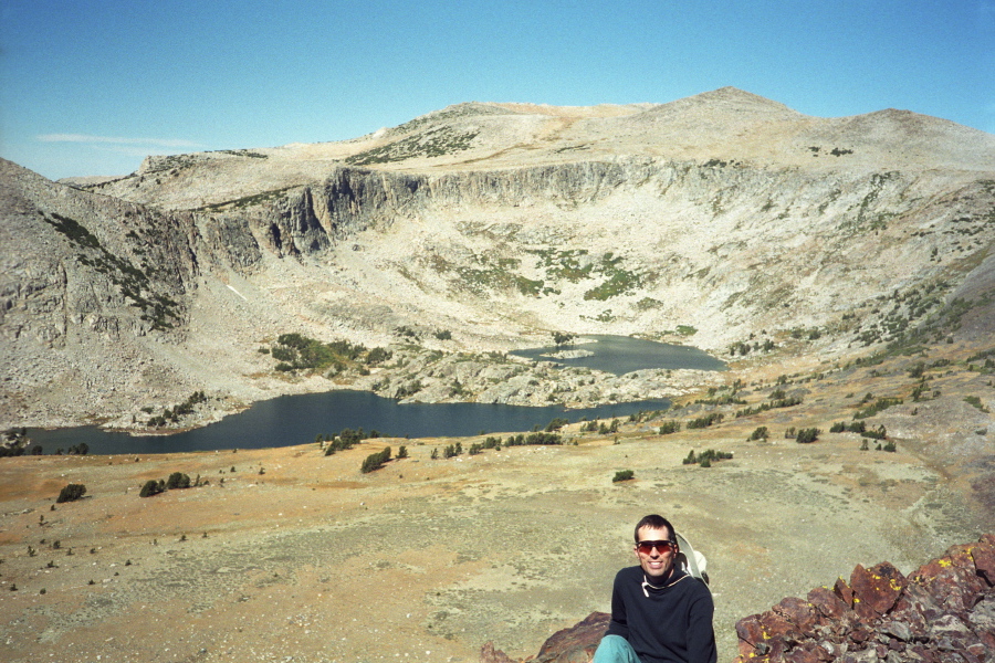 Bill on Gaylor Peak above Granite Lakes