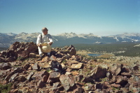 David on Gaylor Peak.