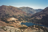 Tioga Lake, Ellery Lake, and Lee Vining Canyon from Gaylor Peak
