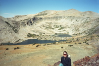 Bill on Gaylor Peak above Granite Lakes