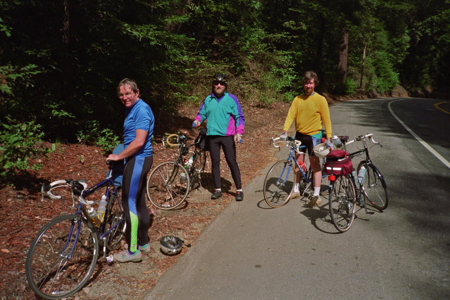 Brent, Jude, and Rich near Waterman Gap