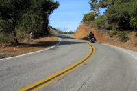 Climbing the steep part of Moody Rd. (800ft)