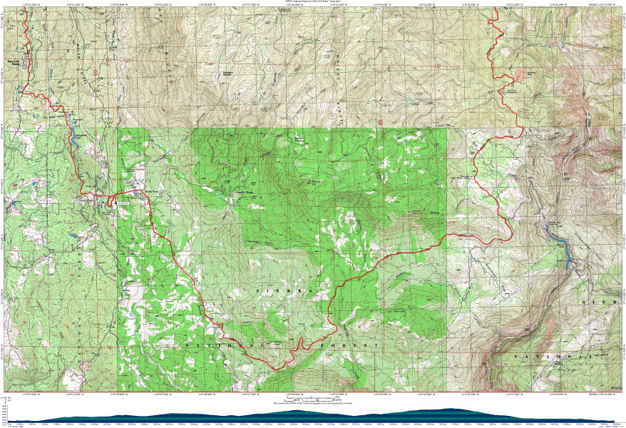 Detail Map, southern area