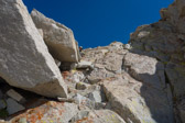The rock has many hand and foot holds.