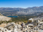 Rock Creek Lake is in the background.  Photo courtesy of Frank Paysen.