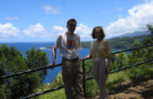 Bill and Kay at Kaumahina State Wayside.