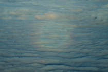 Ring Rainbow against the fog