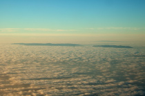 Santa Catalina Island (foreground) and San Clemente Island in the distance.