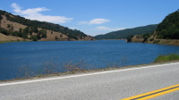 Uvas Rd. alongside Uvas Reservoir (480ft)